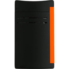 S.T. Dupont Lighter - Maxijet Matt Black and Fluo Orange with Blue Jet Flame | 20169