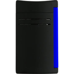 S.T. Dupont Lighter - Maxijet Matt Black and Fluo Blue Trigger with Jet Flame | 20171