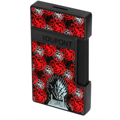 S.T. Dupont Lighter - Slimmy Game of Thrones Targaryen House Matte Black | 28112