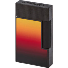 S.T. Dupont Lighter - Ligne 2 Perfect Cling Fiery Gradient Orange Lacquer | C16133