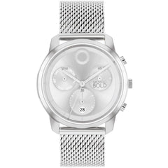 Movado Men's Watch - Trend Element Chronograph Silver Tone Mesh Bracelet | 3601024