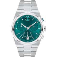 Movado Men's Watch - Bold Quartz Green Dial Stainless Steel Bracelet | 3601200