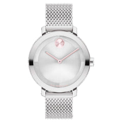 Movado Women's Watch - Bold Evolution 2.0 Silver Tone Dial Mesh Bracelet | 3601085