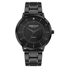 Kenneth Cole Men's Watch - Diamond Black Stainless Steel Bracelet | KCWGG2653009