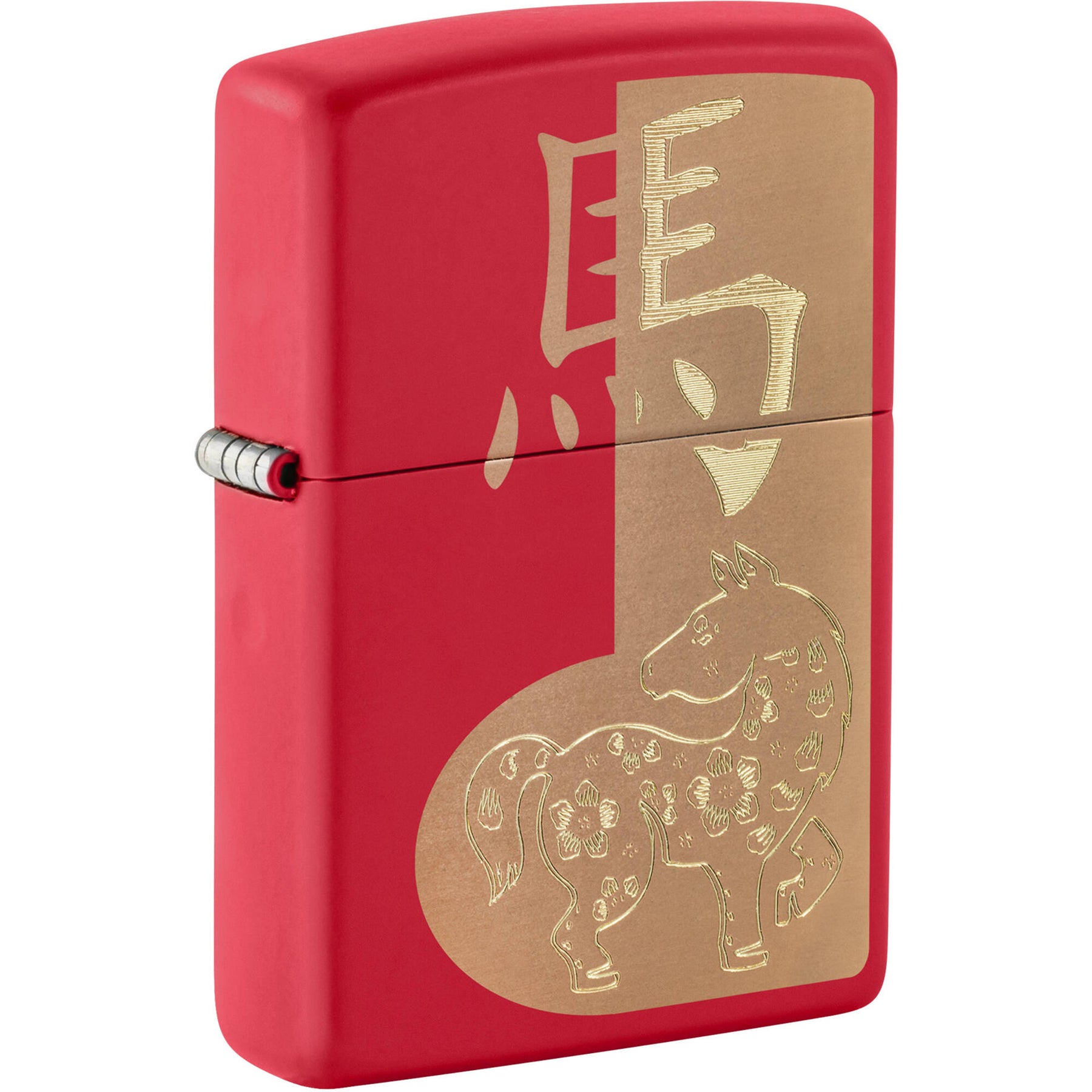 Zippo Windproof Lighter - 2026 Year of the Horse Design Classic