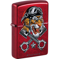 Zippo Windproof Lighter - Rietveld Candy Apple Red Finish Color Image Design | 46934