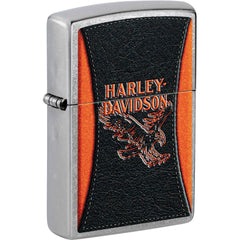 Zippo Windproof Lighter - Color Image Harley Davidson Street Chrome Finish | 47097