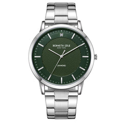 Kenneth Cole Men's Watch - Dark Green Dial Stainless Steel Bracelet | KCWGG2271404
