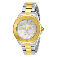 Invicta Women's Bracelet Watch - Angel Japanese Quartz Day-Date Two Tone Steel | 29110