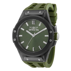 Invicta Men's Watch - Sea Base Green Brass Dial Silicone Rubber Strap Quartz | 50011