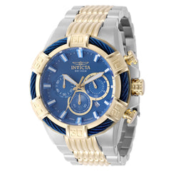 Invicta Men's Watch - Bolt Chronograph Quartz Blue Dial Two Tone Bracelet | 49903