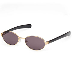 Adidas Unisex Sunglasses - Matte Deep Gold Metal Oval Full Rim Frame | OR0123 5431A