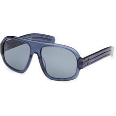 Adidas Unisex Sunglasses - Blue/Other Acetate Pilot Full Rim Frame | OR0125 5992V
