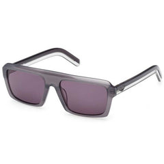 Adidas Unisex Sunglasses - Grey/Other Acetate Rectangular Shape Frame | OR0133 5520A