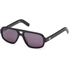 Adidas Men's Sunglasses - Shiny Black Acetate Navigator Full Rim Frame | OR0134 5501A