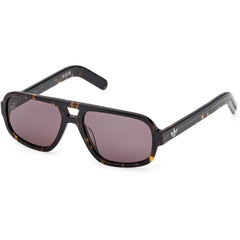 Adidas Men's Sunglasses - Dark Havana Acetate Navigator Full Rim Frame | OR0134 5552E