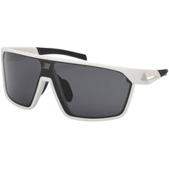 Adidas Unisex Sunglasses - White Acetate Shield Shape Full Rim Frame | SP0108 0021A