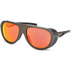 Adidas Unisex Sunglasses - Matte Dark Green Acetate Pilot Shape Frame | SP0110 6097L