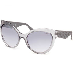 Guess Women's Sunglasses - Grey/Other Plastic Cat Eye Full Rim Frame | GU00130 6120C