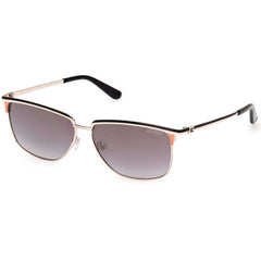 Guess Women's Sunglasses - Black/Other Metal Rectangular Shape Frame | GU00133 5605C