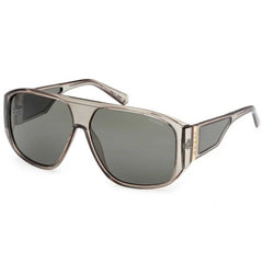 Guess Unisex Sunglasses - Shiny Light Green Acetate Navigator Full Rim | GU00135 6193N