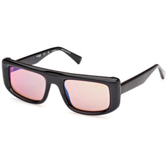 Guess Unisex Sunglasses - Shiny Black Injected Plastic Rectangular | GU00138 5301U
