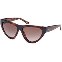 Guess Women's Sunglasses - Dark Havana Acetate Cat Eye Full Rim Frame | GU00152 5752F