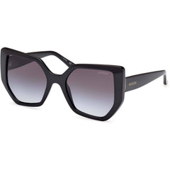 Guess Women's Sunglasses - Shiny Black Injected Plastic Butterfly | GU00154 5501B