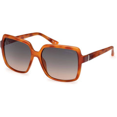 Guess Women's Sunglasses - Blonde Havana Acetate Square Full Rim Frame | GU00157 5753P