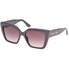 Guess Women's Sunglasses - Grey/Other Acetate Butterfly Full Rim Frame | GU00162 5520F