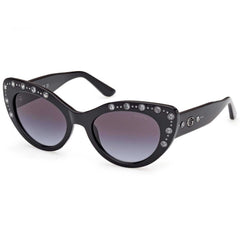 Guess Women's Sunglasses - Shiny Black Injected Plastic Butterfly | GU00163 5401B