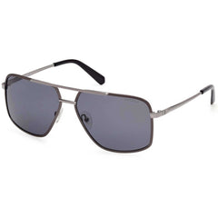 Guess Men's Sunglasses - Matte Gunmetal Metal Aviator Full Rim Frame | GU00167 6009D