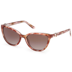 Guess Women's Sunglasses - Light Brown/Other Cat Eye Full Rim Frame | GU00189 5547F