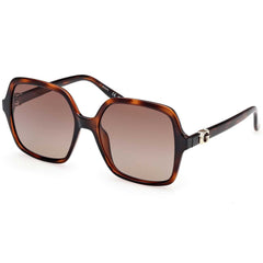 Guess Women's Sunglasses - Dark Havana Plastic Square Full Rim Frame | GU00190 5752H