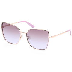 Guess Women's Sunglasses - Beige/Other Metal Butterfly Full Rim Frame | GU00192 5959F