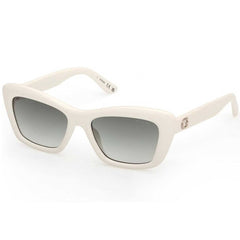 Guess Women's Sunglasses - White Plastic Cat Eye Shape Full Rim Frame | GU00195 5221P