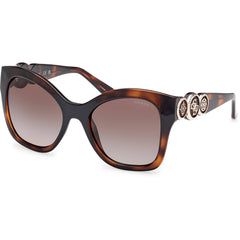 Guess Women's Sunglasses - Dark Havana Injected Plastic Butterfly | GU00197 5552F