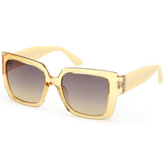 Guess Women's Sunglasses - Shiny Yellow Injected Plastic Butterfly | GU00200 5339B