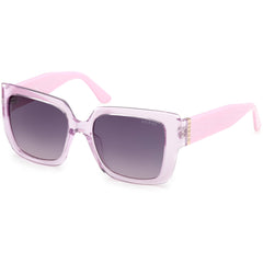 Guess Women's Sunglasses - Shiny Lilac Injected Plastic Butterfly | GU00200 5378Z