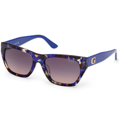 Guess Women's Sunglasses - Blue/Other Plastic Cat Eye Full Rim Frame | GU00203 H 5692F