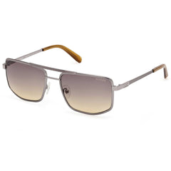 Guess Men's Sunglasses - Matte Gunmetal Metal Navigator Full Rim Frame | GU00208 5709B