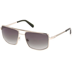 Guess Men's Sunglasses - Gold Metal Navigator Shape Full Rim Frame | GU00208 5932P