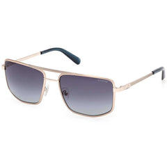 Guess Men's Sunglasses - Gold/Other Metal Navigator Full Rim Frame | GU00208 5933W
