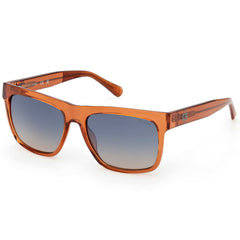 Guess Men's Sunglasses - Shiny Orange Injected Plastic Rectangular | GU00222 5742X
