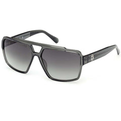 Guess Men's Sunglasses - Grey/Other Plastic Navigator Full Rim Frame | GU00223 6120B