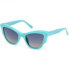 Guess Girl's Sunglasses - Shiny Turquoise Acetate Butterfly Frame | GU00228 4787W