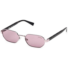Guess Unisex Sunglasses - Shiny Violet Metal Geometric Full Rim Frame | GU00231 5381Y