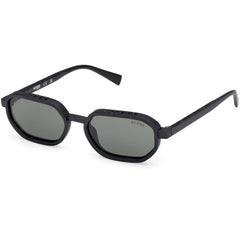 Guess Unisex Sunglasses - Matte Black Injected Plastic Geometric Frame | GU00233 5302N