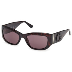 Guess Women's Sunglasses - Dark Havana Injected Plastic Rectangular | GU00253 5652E