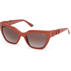 Guess Women's Sunglasses - Orange/Other Plastic Cat Eye Full Rim Frame | GU00264 5544F